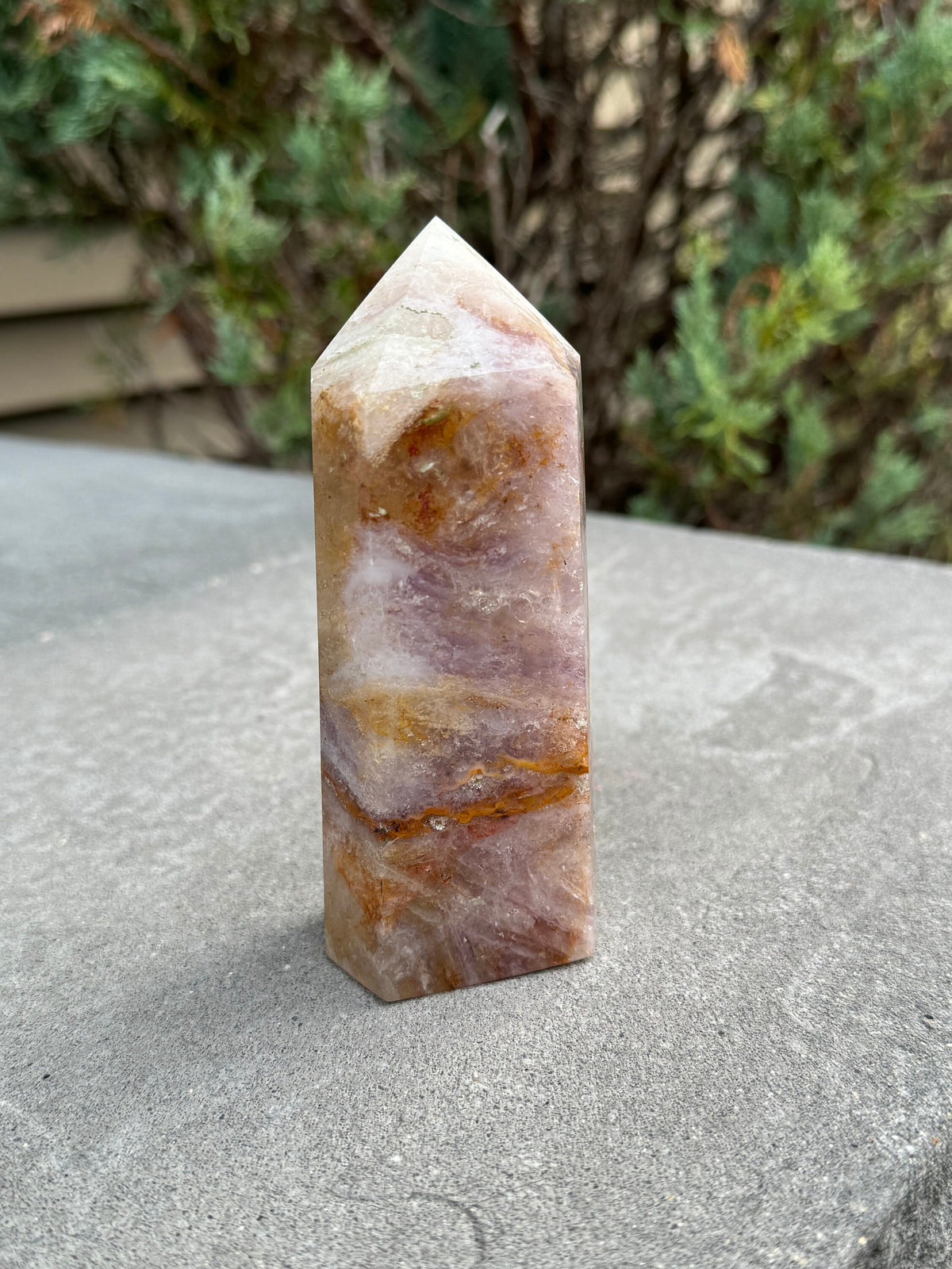 Large 1.3lbs Fluorite Crystal Tower – Healing Stone, Inclusions, Unique Decor, Inclusions, Metaphysical Properties, Crystal Collector, Reiki