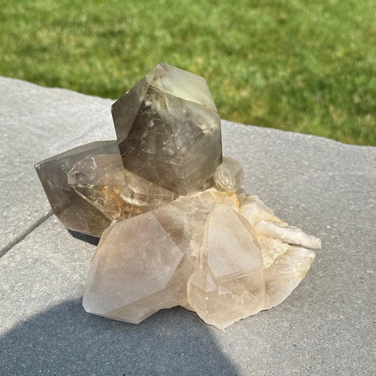 XL Himalayan Quartz Crystal Cluster from India, High Vibration Display Piece, Meditation Stone, Energy Cleanser, Powerful Healing Crystal