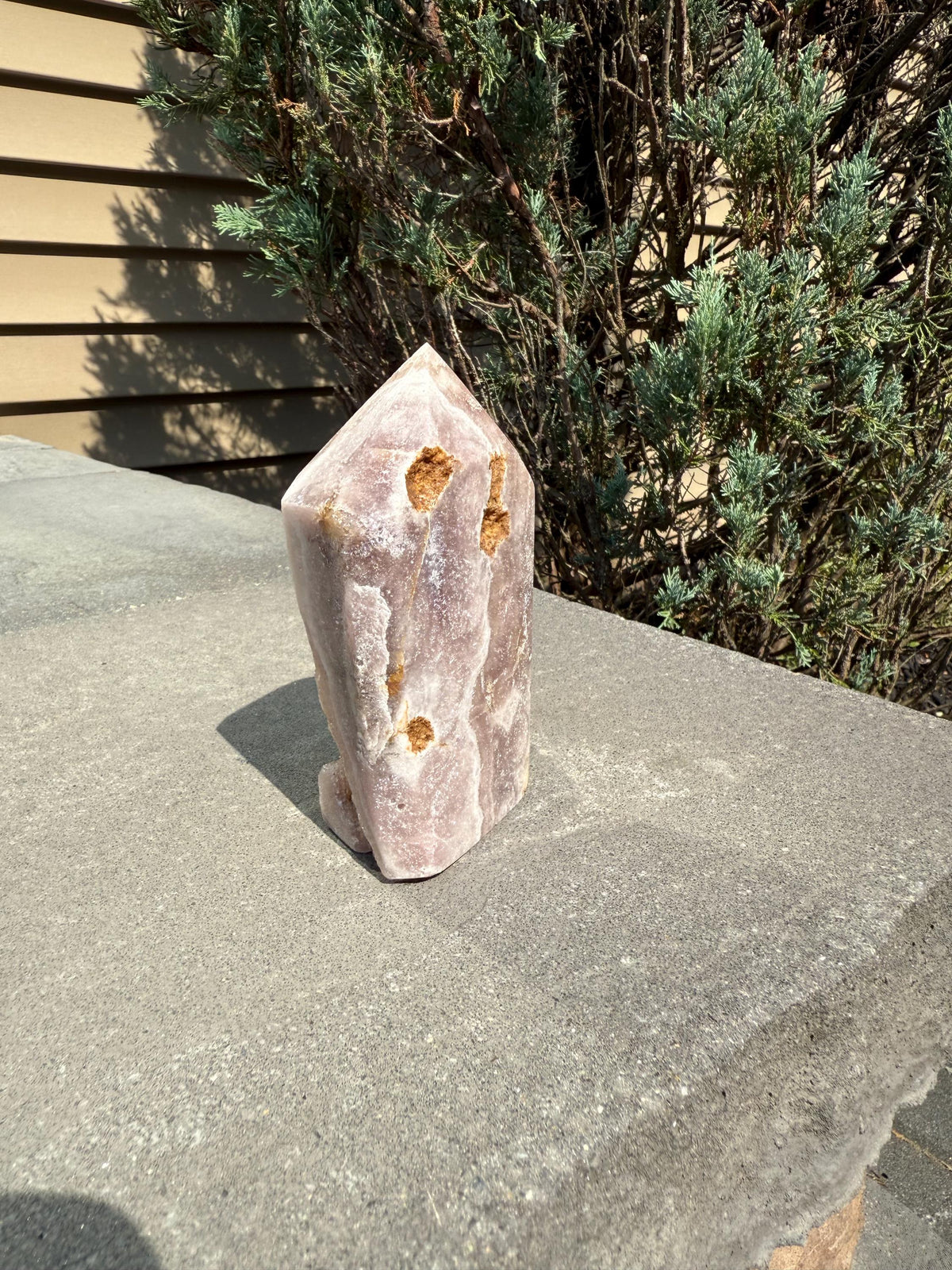 Pink Amethyst Druzy Tower • Heart Chakra Crystal • Spiritual Healing Decor (1lb, 4.6" H)
