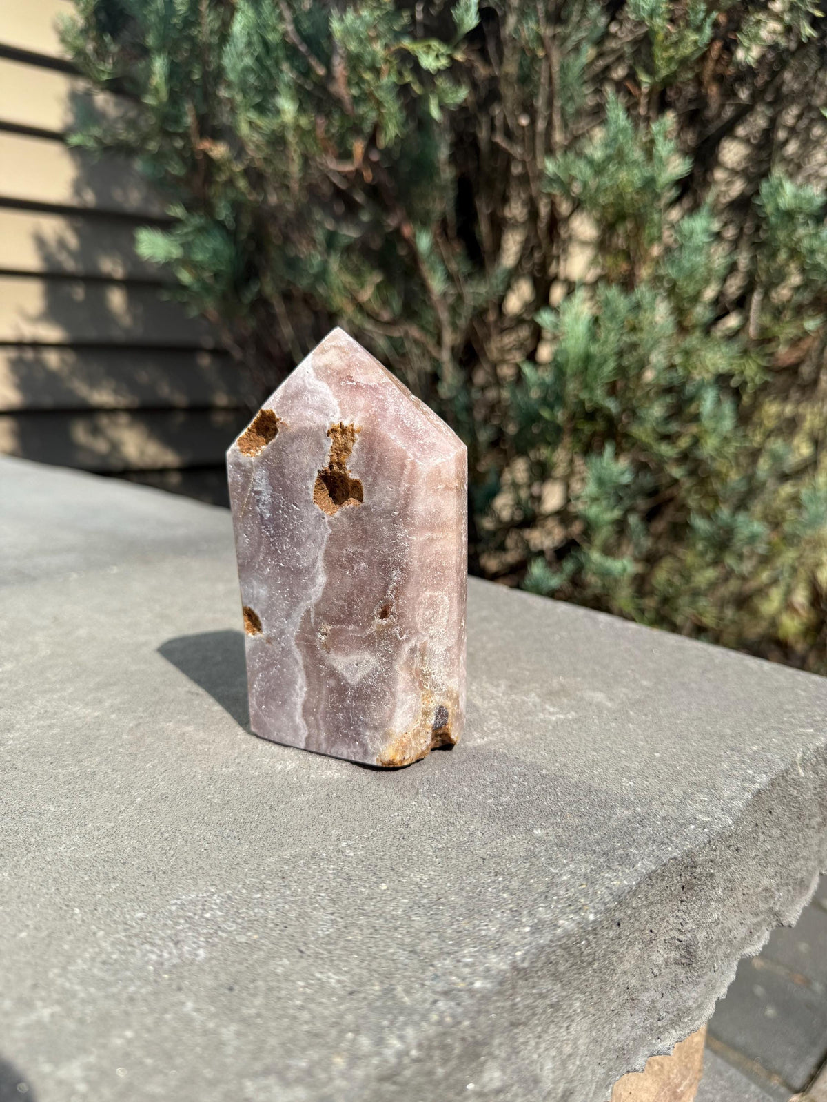 Pink Amethyst Druzy Tower • Heart Chakra Crystal • Spiritual Healing Decor (1lb, 4.6" H)