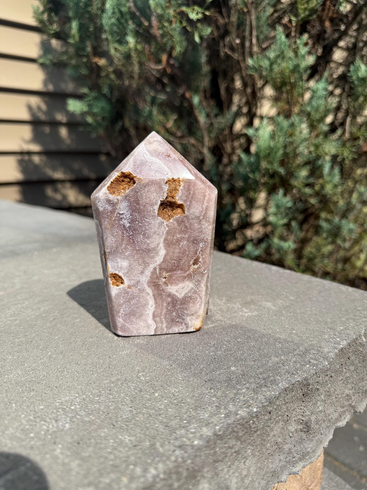 Pink Amethyst Druzy Tower • Heart Chakra Crystal • Spiritual Healing Decor (1lb, 4.6" H)