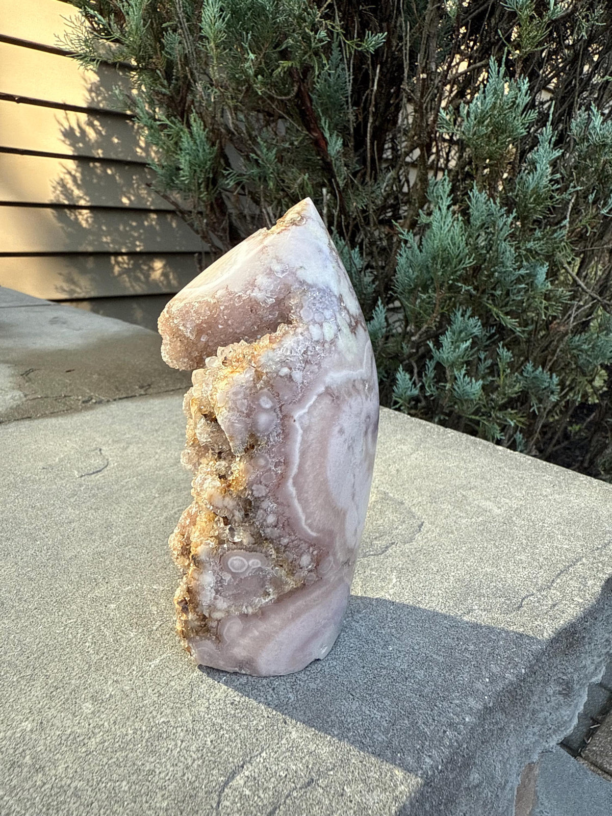 Dark Pink Amethyst Druzy Freeform Crystal • Sparkling Brazil Specimen • Spiritual Decor