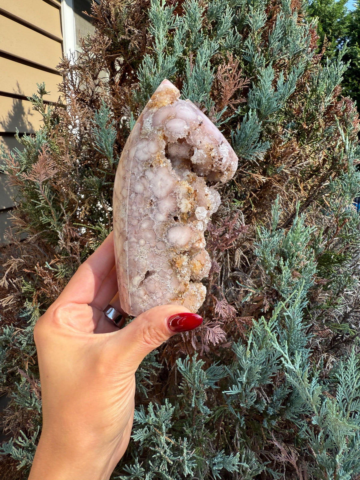 Dark Pink Amethyst Druzy Freeform Crystal • Sparkling Brazil Specimen • Spiritual Decor
