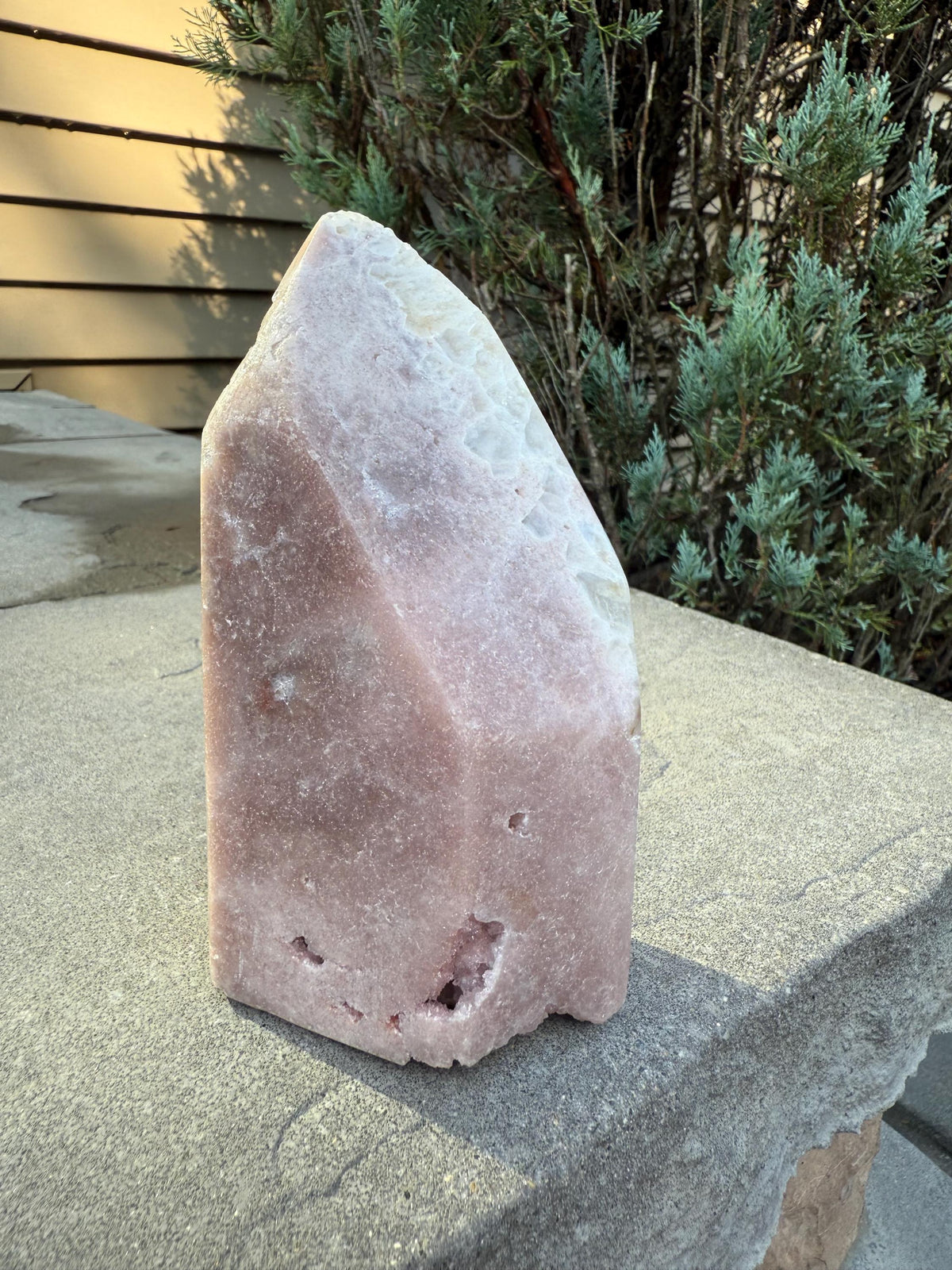 Druzy Pink Amethyst Crystal Freeform from Brazil: Crystal Home Decor