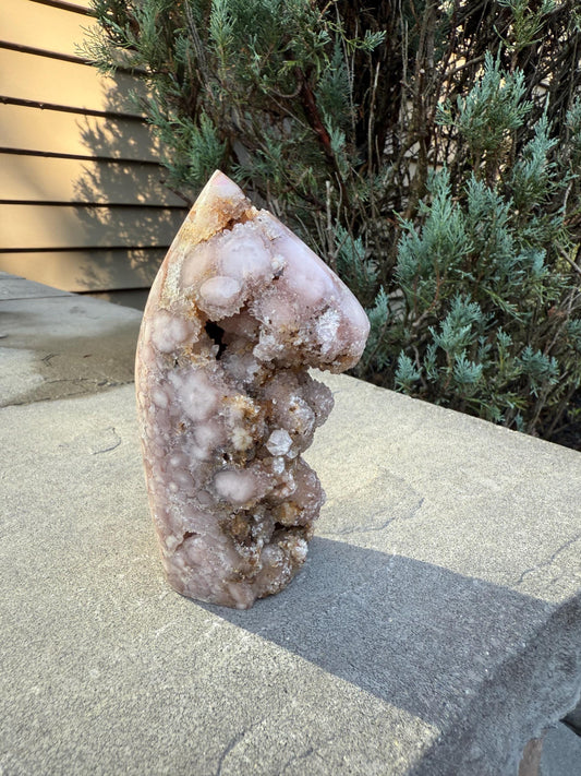Dark Pink Amethyst Druzy Freeform Crystal • Sparkling Brazil Specimen • Spiritual Decor