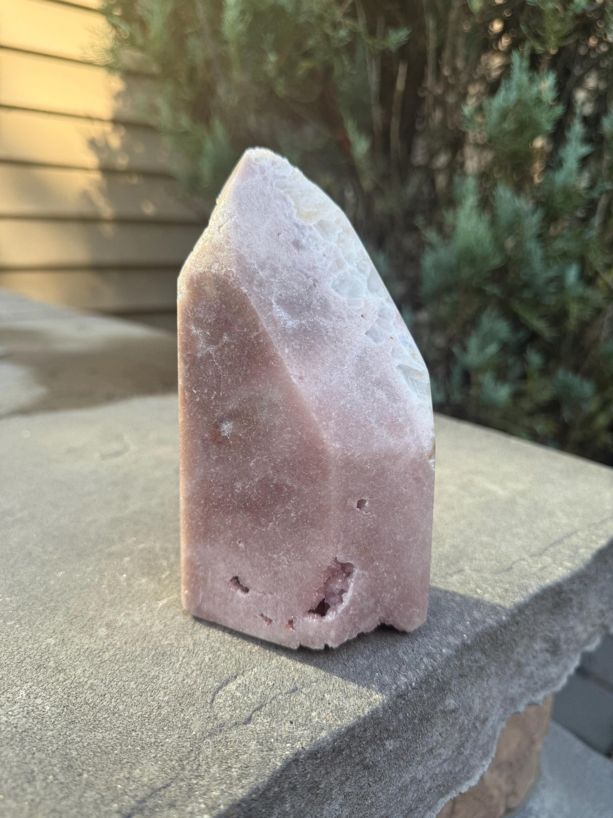 Druzy Pink Amethyst Crystal Freeform from Brazil: Crystal Home Decor