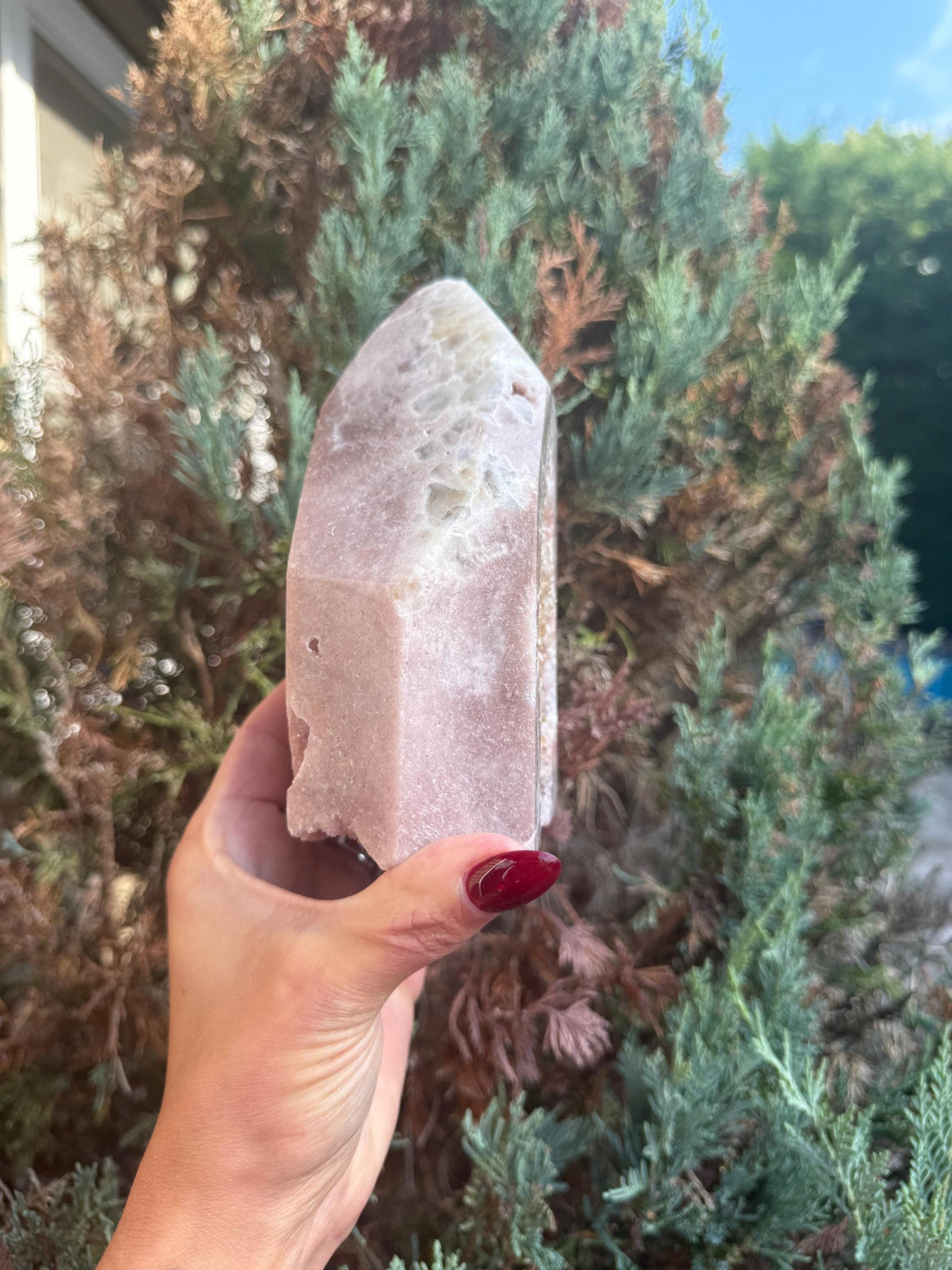 Druzy Pink Amethyst Crystal Freeform from Brazil: Crystal Home Decor