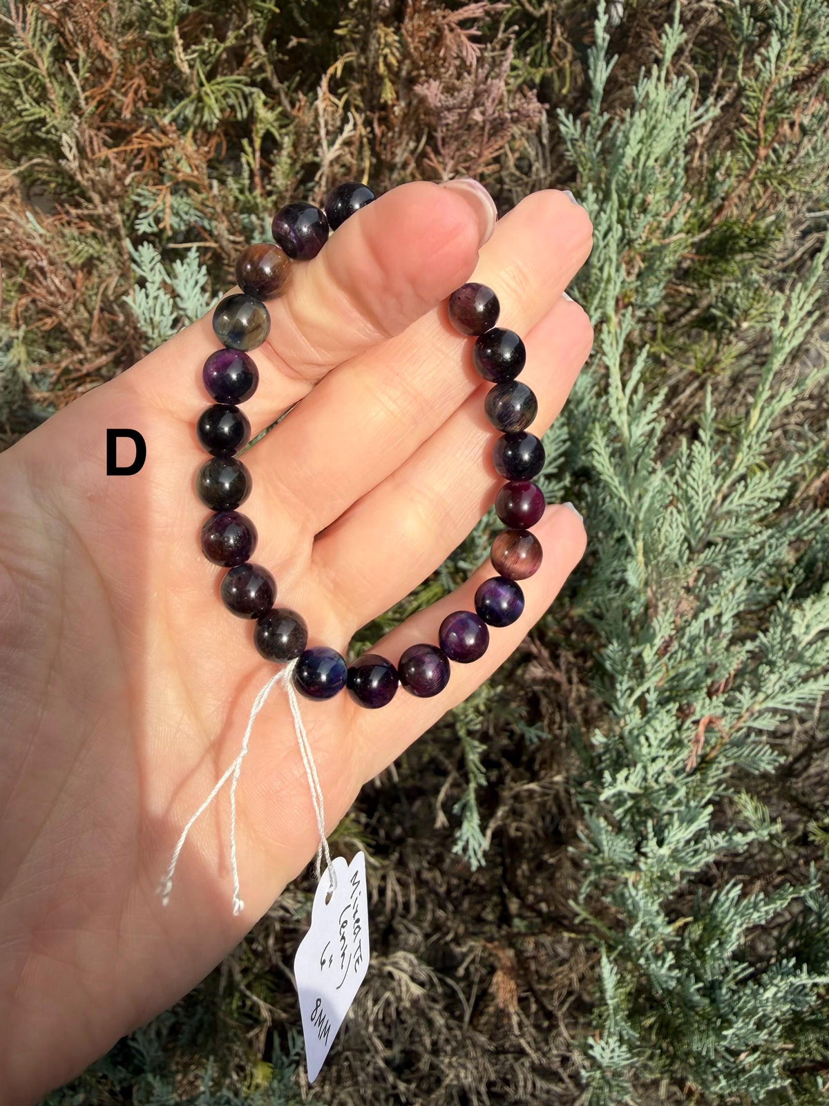 Tiger's Eye Beaded Bracelet • Natural Gemstone Protection Crystal Jewelry