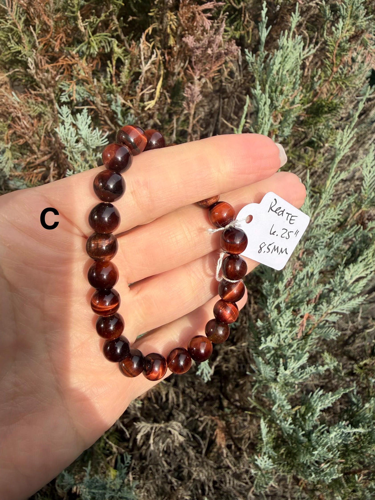 Tiger's Eye Beaded Bracelet • Natural Gemstone Protection Crystal Jewelry