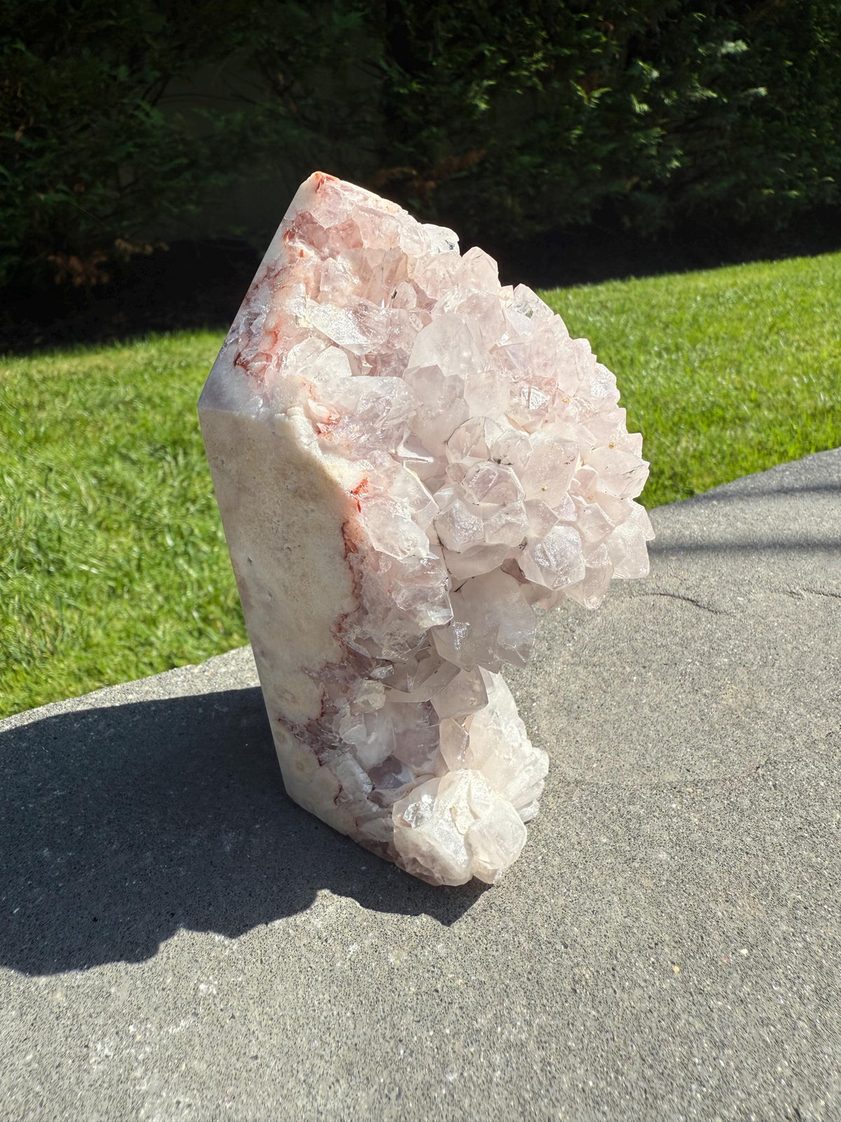 Pink Amethyst Druzy Freeform • Brazil Crystal • Sparkling Healing Stone • Mineral Specimen • Home Decor