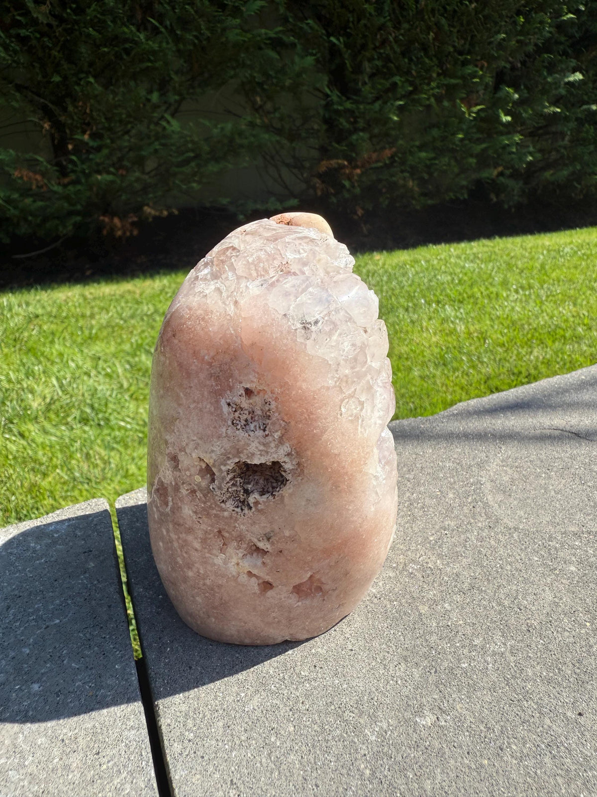 Large Pink Amethyst Druzy Freeform • Brazil • Sparkling Crystal Specimen • Healing Stone • Mineral Decor