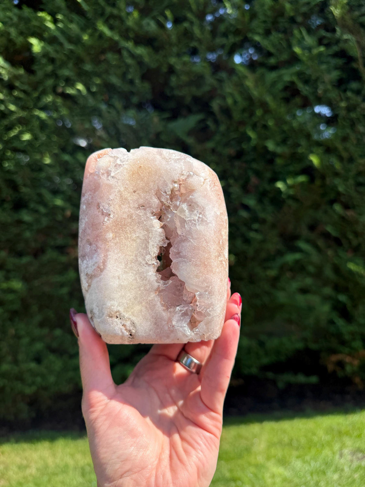Large Pink Amethyst Druzy Freeform • Brazil • Sparkling Crystal Specimen • Healing Stone • Mineral Decor