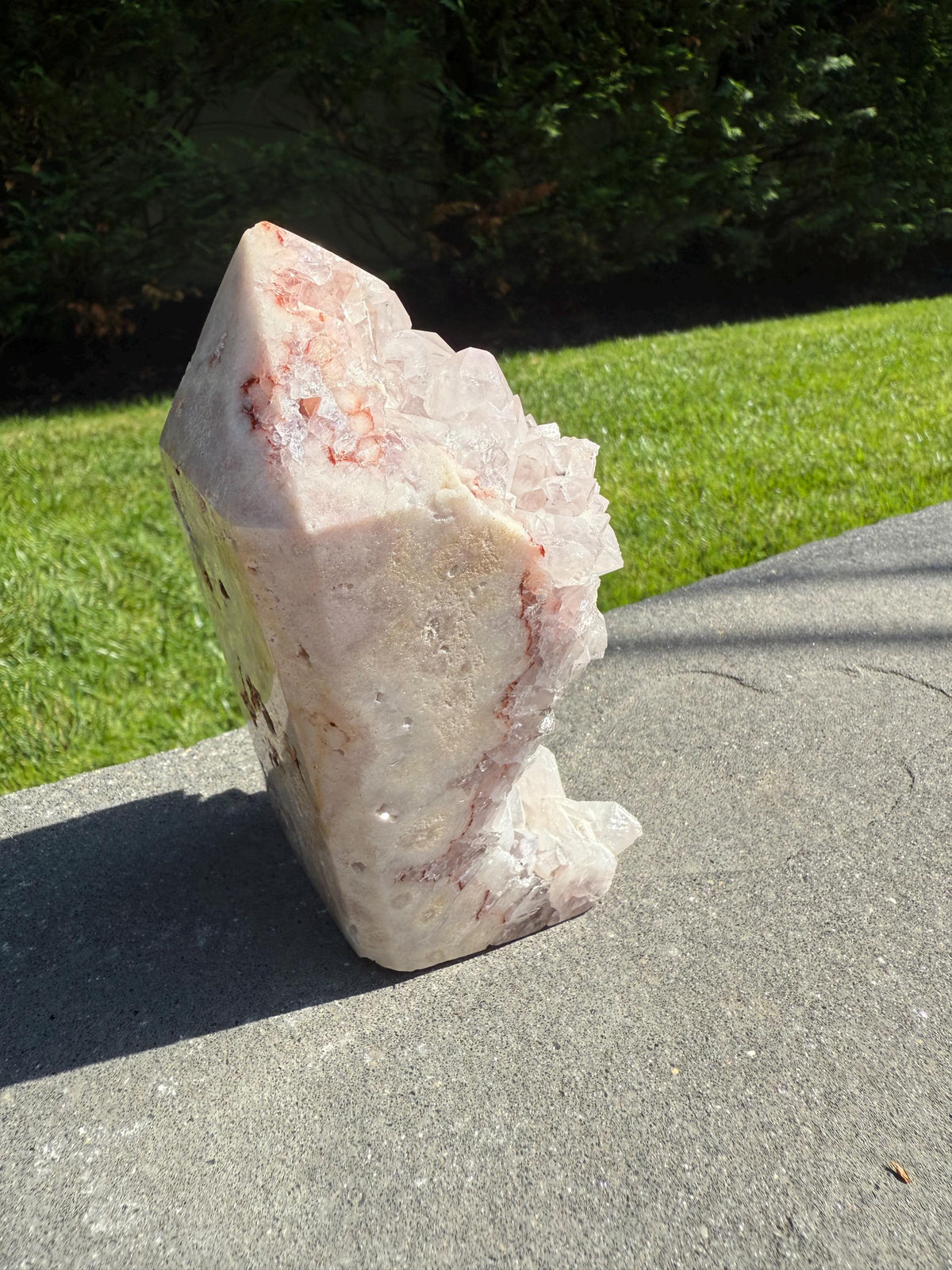 Pink Amethyst Druzy Freeform • Brazil Crystal • Sparkling Healing Stone • Mineral Specimen • Home Decor