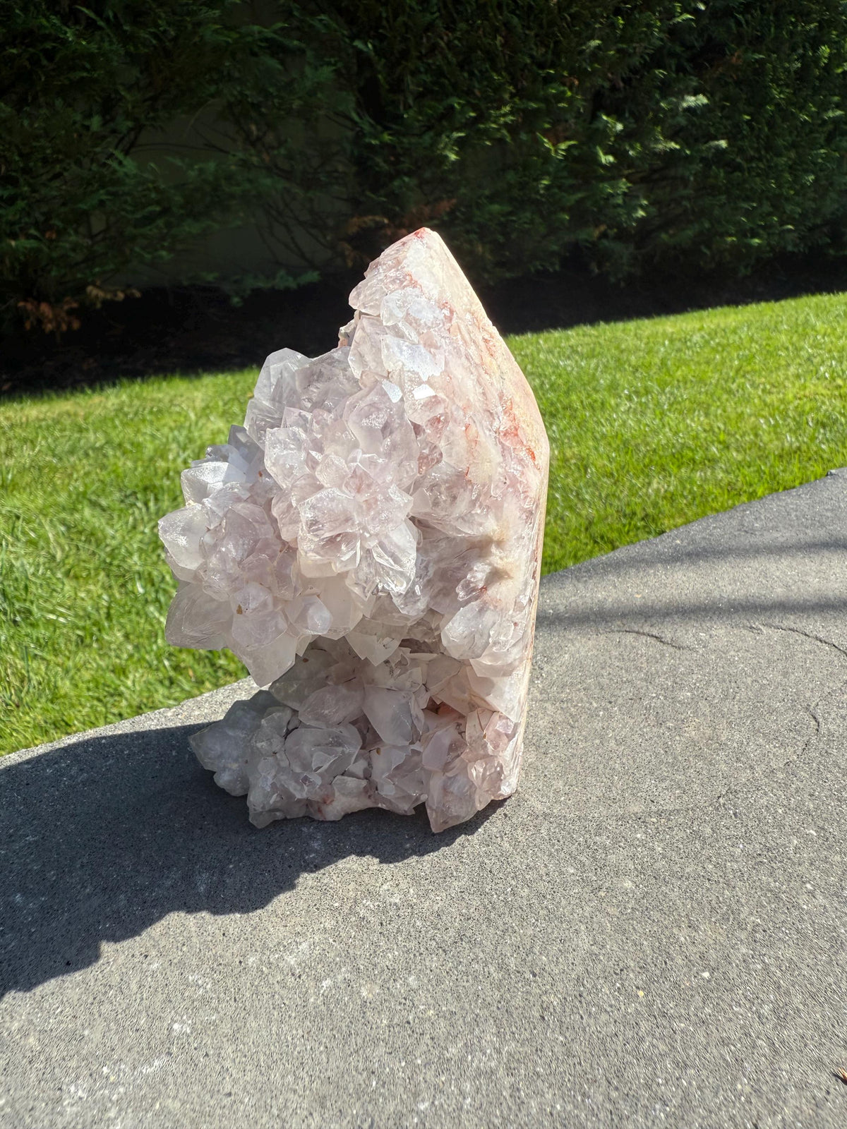 Pink Amethyst Druzy Freeform • Brazil Crystal • Sparkling Healing Stone • Mineral Specimen • Home Decor