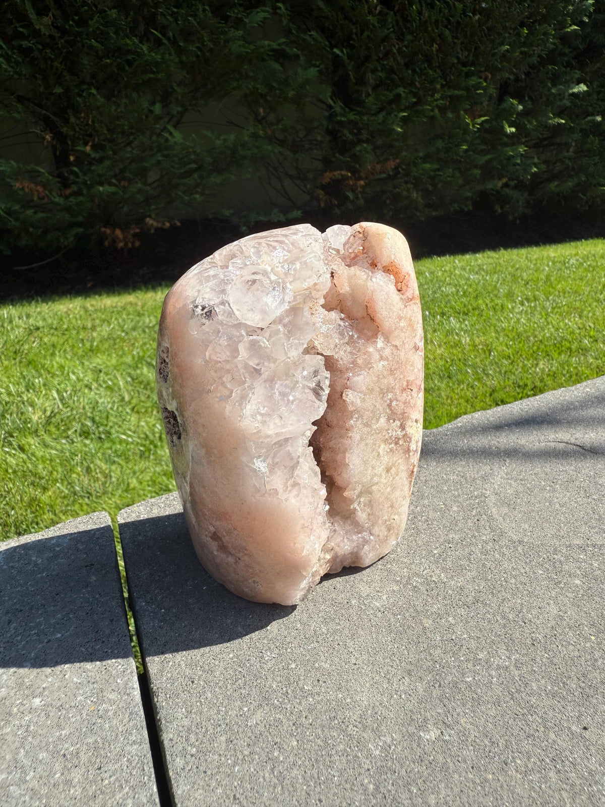 Large Pink Amethyst Druzy Freeform • Brazil • Sparkling Crystal Specimen • Healing Stone • Mineral Decor