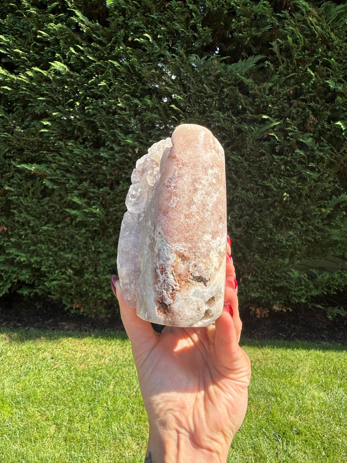 Large Pink Amethyst Druzy Freeform • Brazil • Sparkling Crystal Specimen • Healing Stone • Mineral Decor