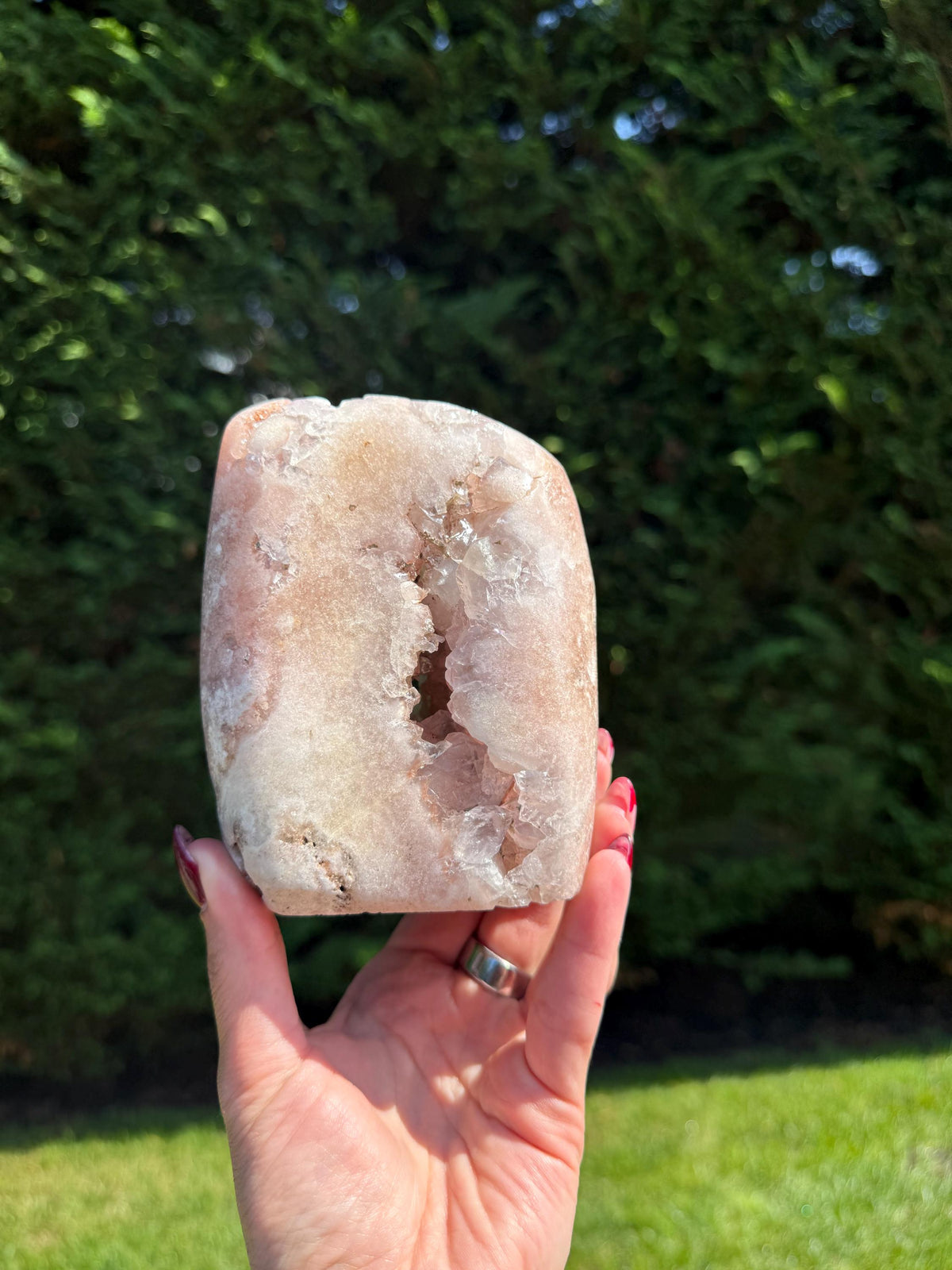 Large Pink Amethyst Druzy Freeform • Brazil • Sparkling Crystal Specimen • Healing Stone • Mineral Decor