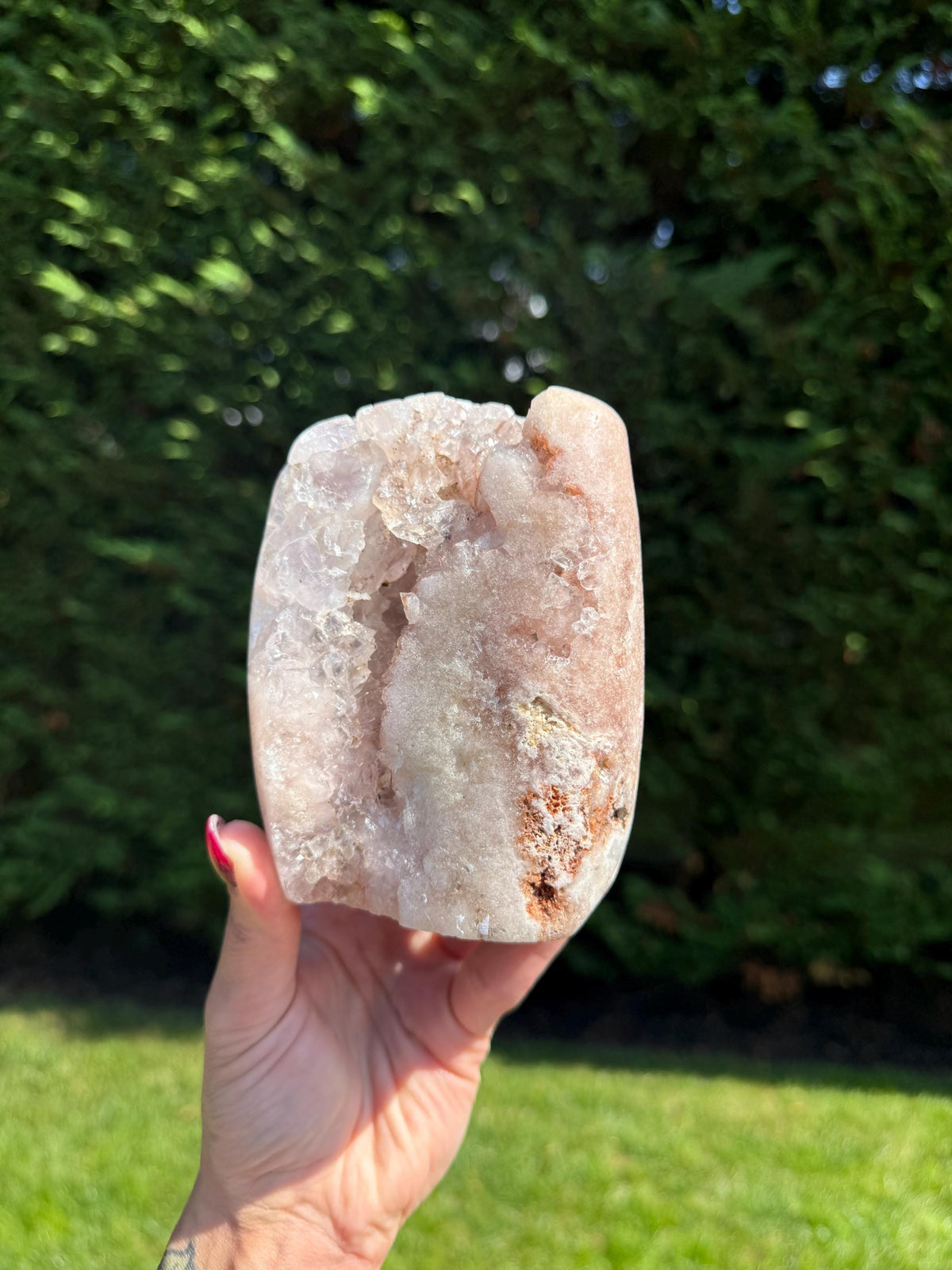 Large Pink Amethyst Druzy Freeform • Brazil • Sparkling Crystal Specimen • Healing Stone • Mineral Decor