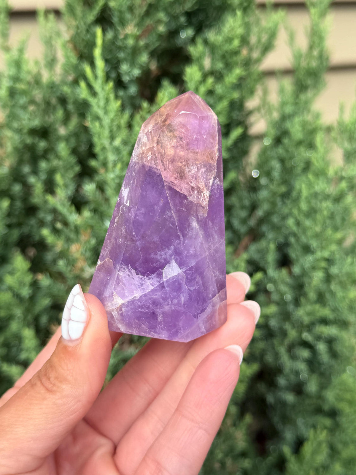Small Ametrine Crystal Tower – Amethyst & Citrine from Brazil