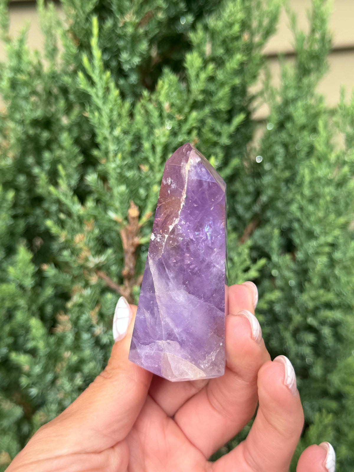 Small Ametrine Crystal Tower – Amethyst & Citrine from Brazil