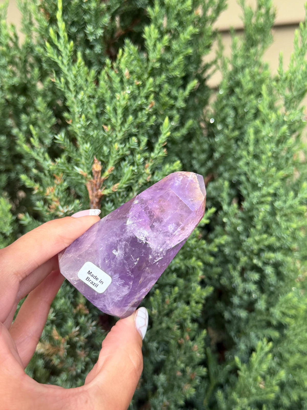 Small Ametrine Crystal Tower – Amethyst & Citrine from Brazil