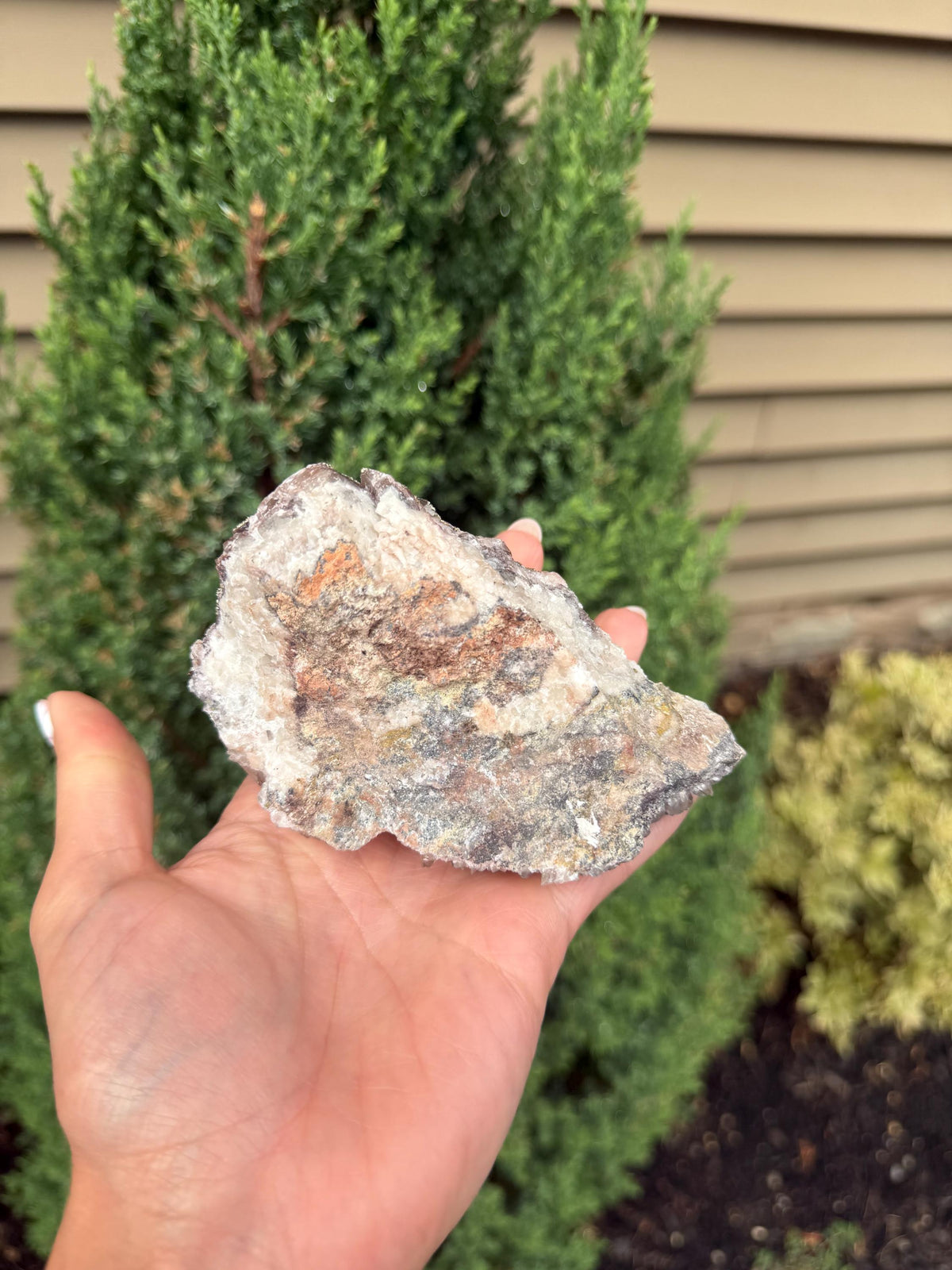 Calcite with Pyrite Coating Specimen from Hubei, China